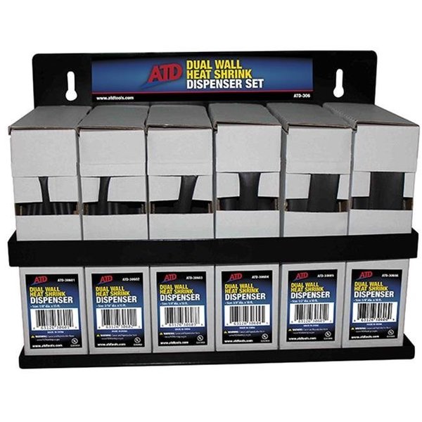 Atd Tools ATD Tools ATD-30606 0.62 in. x 10 ft. Dual Wall Heat Shrink Dispenser Set ATD-30606